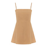 Long Story Short Linen Mini Dress