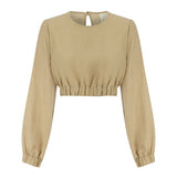 The Seasons of The Soul Linen Blouse