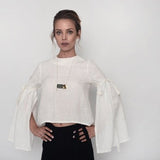At the Imperial Linen Blouse
