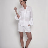 A Walk in Sintra Linen Shorts