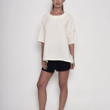 Reading to Celsus Organic Linen Blouse