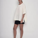 Reading to Celsus Organic Linen Blouse