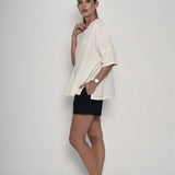 Reading to Celsus Organic Linen Blouse