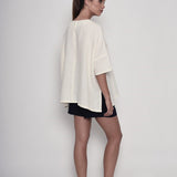 Reading to Celsus Organic Linen Blouse