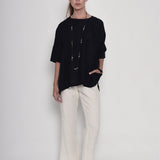 Reading to Celsus Organic Linen Blouse
