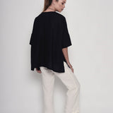 Reading to Celsus Organic Linen Blouse