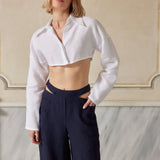 Words Linen Shirt