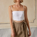 Come Rain or Shine Linen Blouse