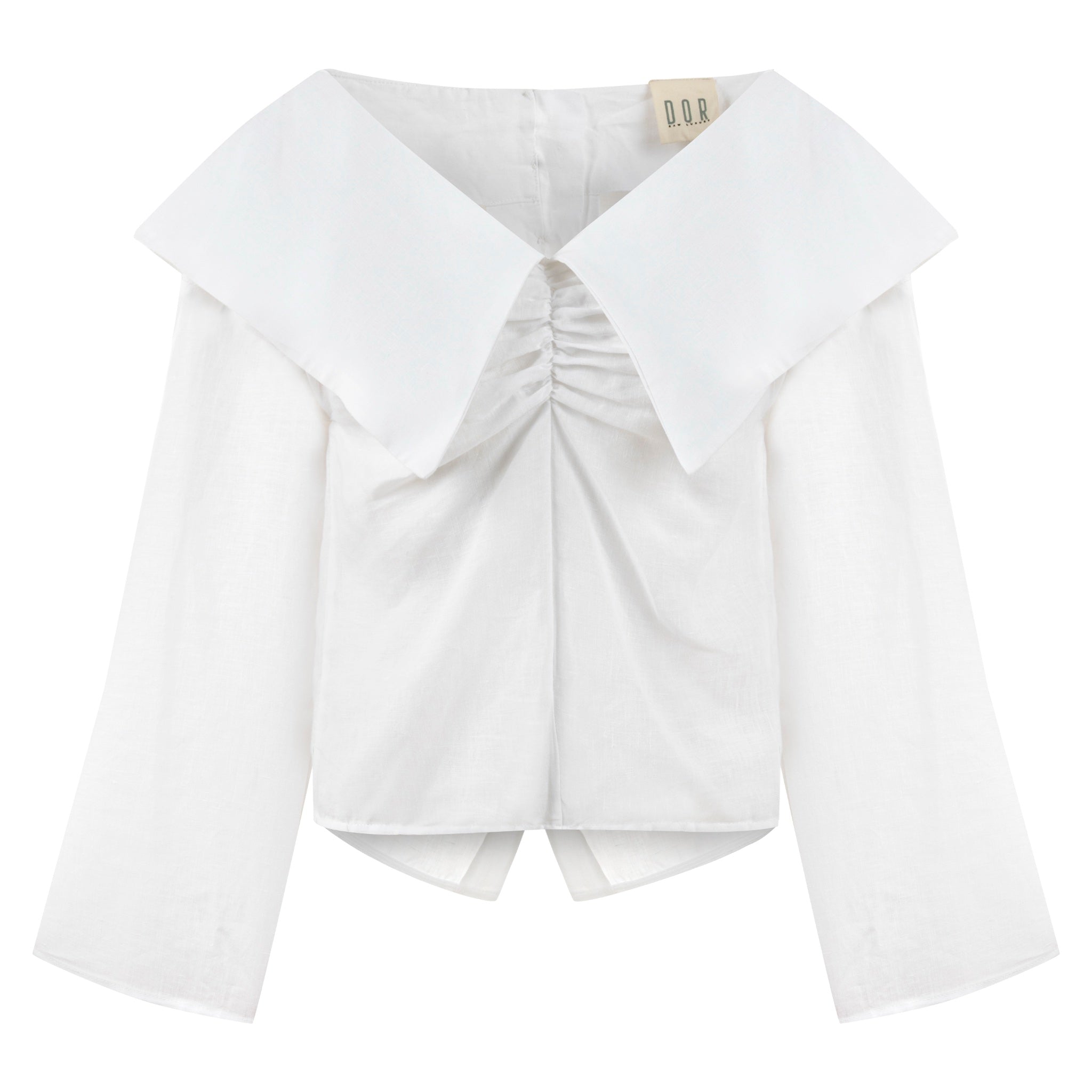 One Word After Another Linen Blouse