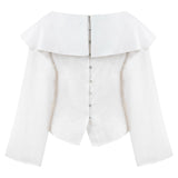 One Word After Another Linen Blouse
