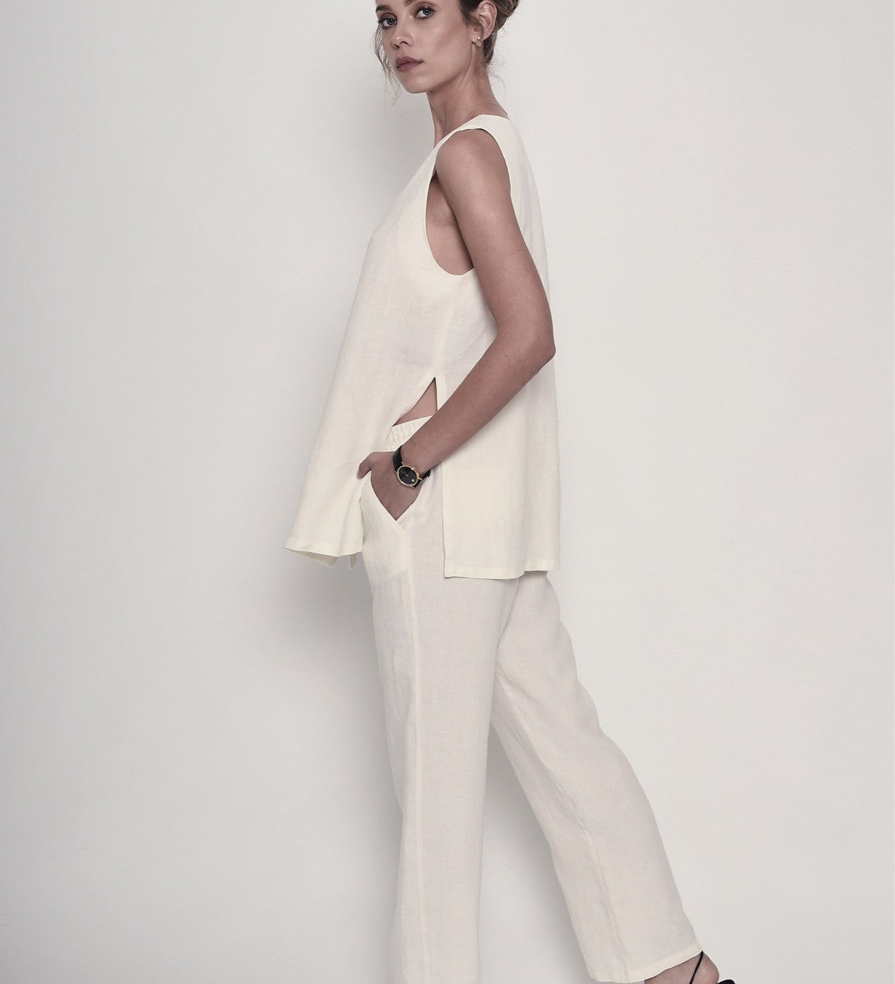 Nice Time of the Year Organic Linen Pants