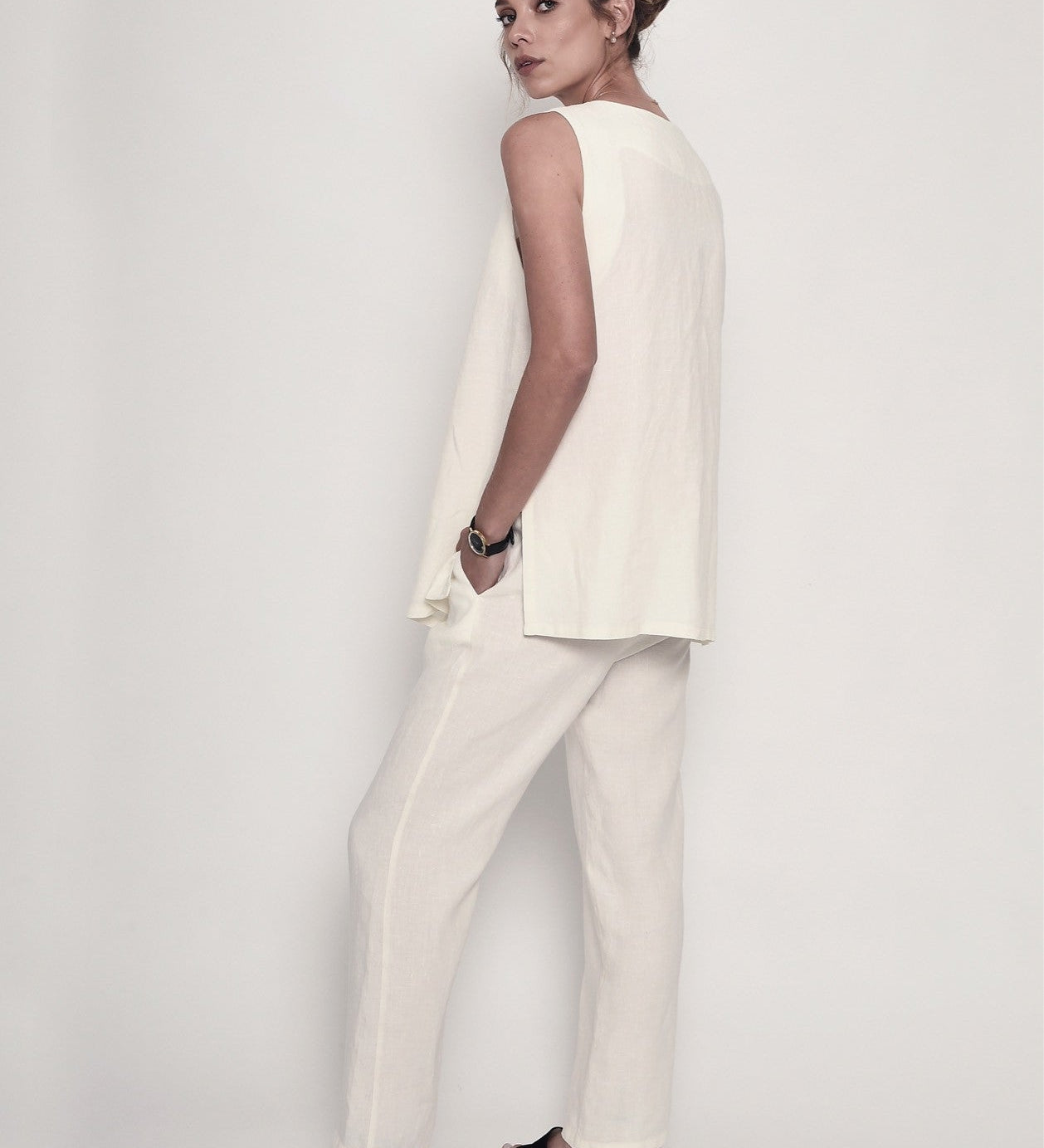 Nice Time of the Year Organic Linen Pants
