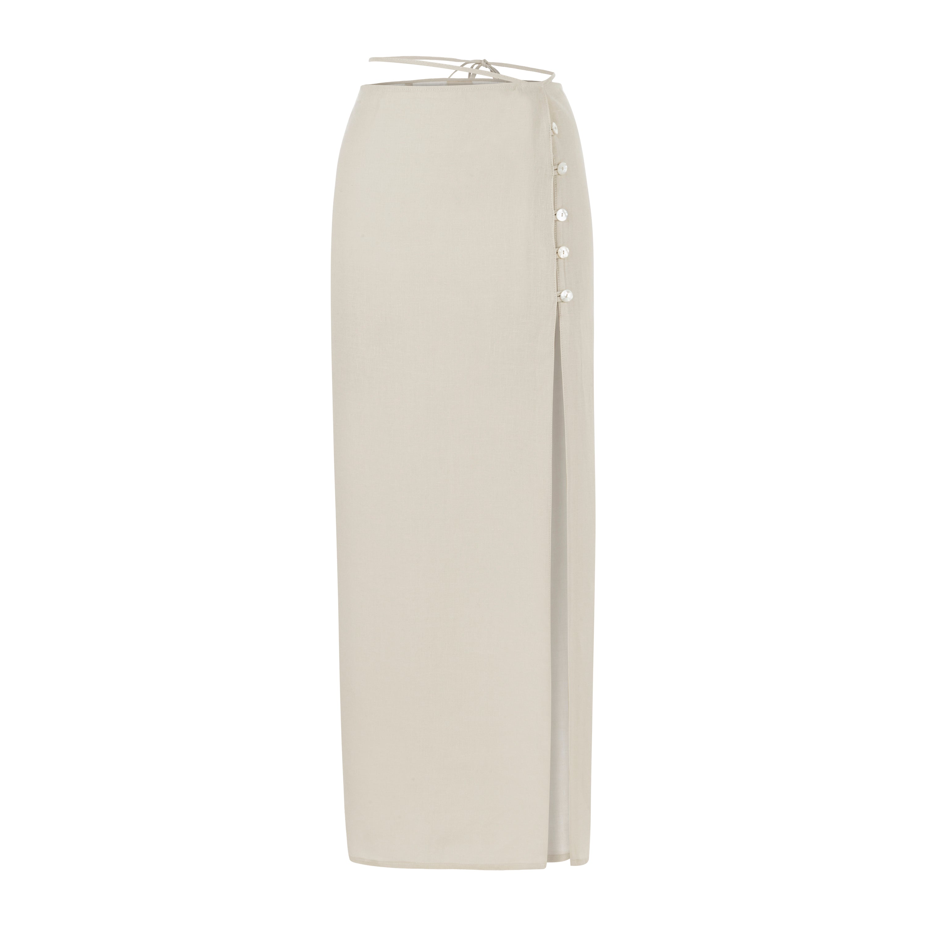 Wheel of Fortune Linen Skirt